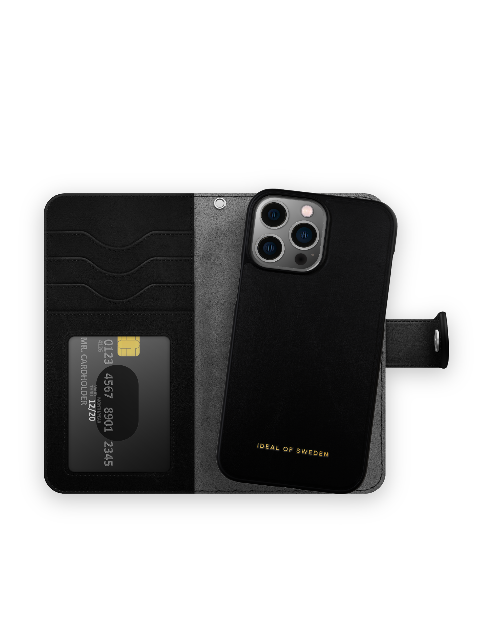 Ideal Magnet Wallet iPhone 13 Pro - Black