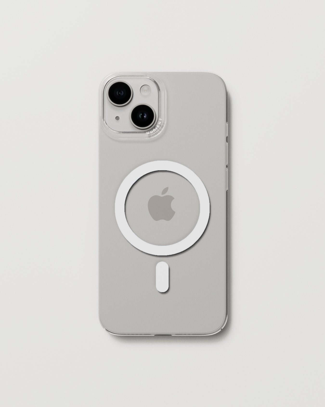 Nudient V3 Thin Case iPhone 15 Transparent
