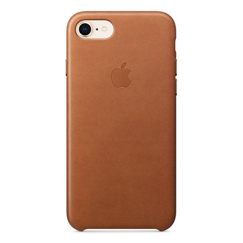 Apple iPhone 7/8/SE 2020 Leather Case Saddle Brown
