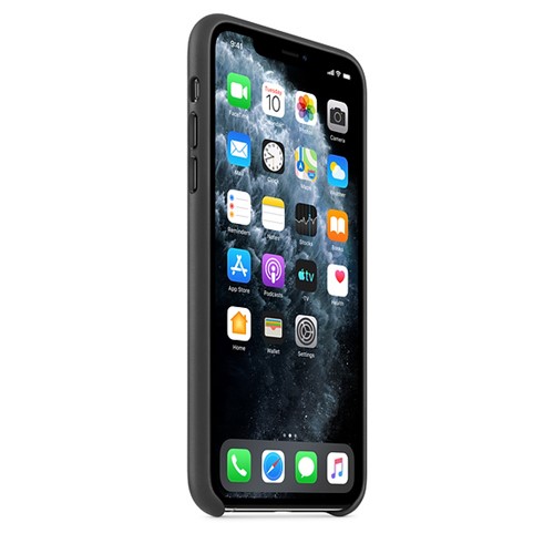 Apple iPhone 11 Pro Max Leather Case - Black 2.jpg