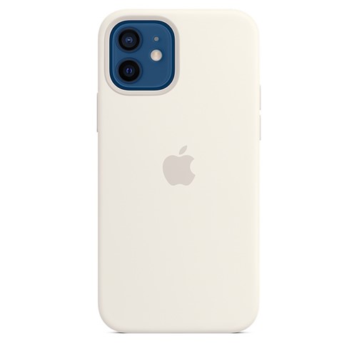 Apple iPhone 12/12 Pro Silicone Case - White