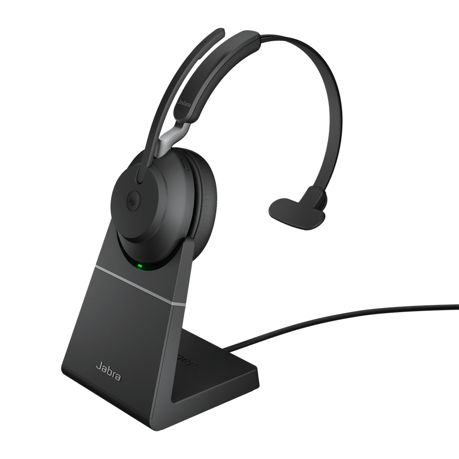 Jabra Evolve2 65 MS Mono Stand Black