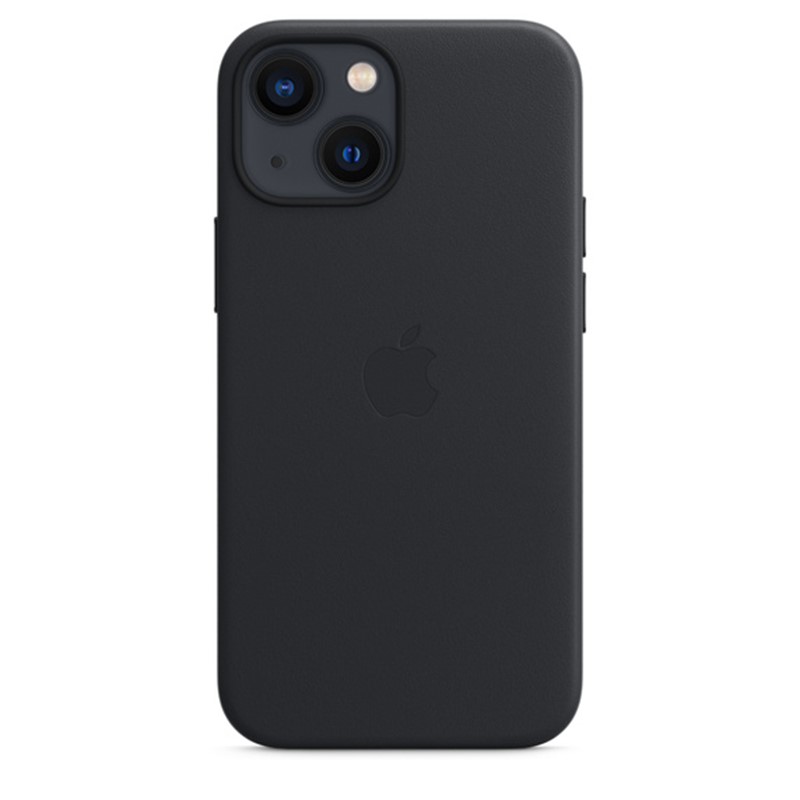 Apple Leather case iPhone 13 Mini - Midnat