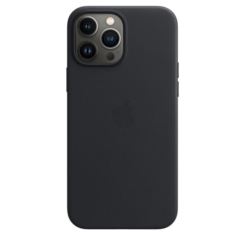 Apple Leather case iPhone 13 Pro - Midnight