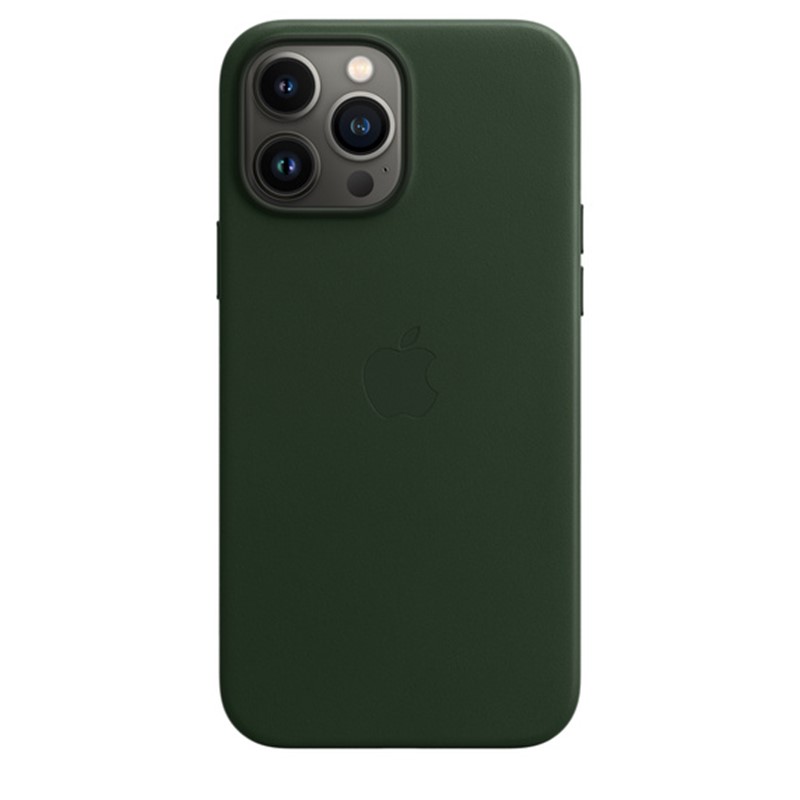 Apple Leather case iPhone 13 Pro - Sequoia Green