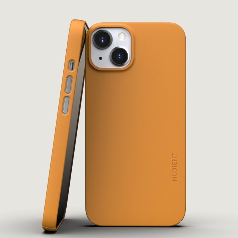 Nudient Thin Case V3 iPhone 13 Mini - Saffron Yellow