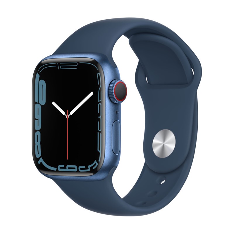 Apple Watch Series 7 41mm Blue Alu GPS + Cellular - Abyss Blue Sport Band