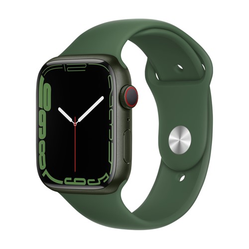 Apple Watch Series 7 45mm Green Alu GPS + Cellular - Clover Sport Band