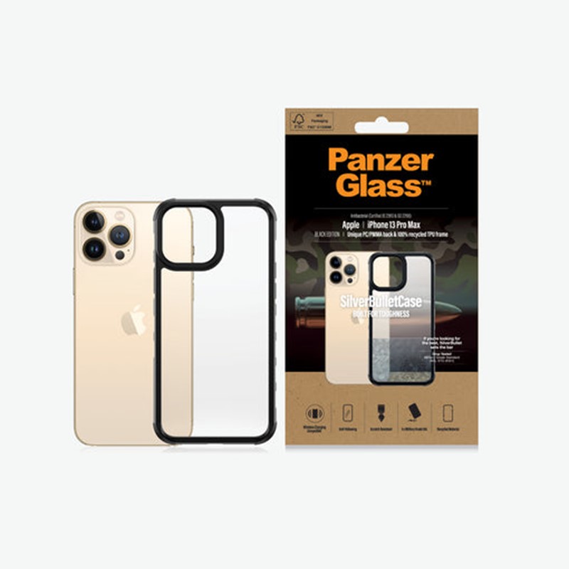 PanzerGlass™ SilverBullet ClearCase™ til iPhone 13 Pro Max