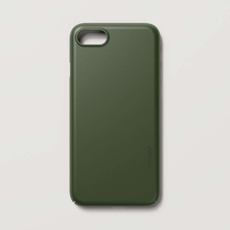 Nudient Thin Case - iPhone 7/8/SE - Pine Green