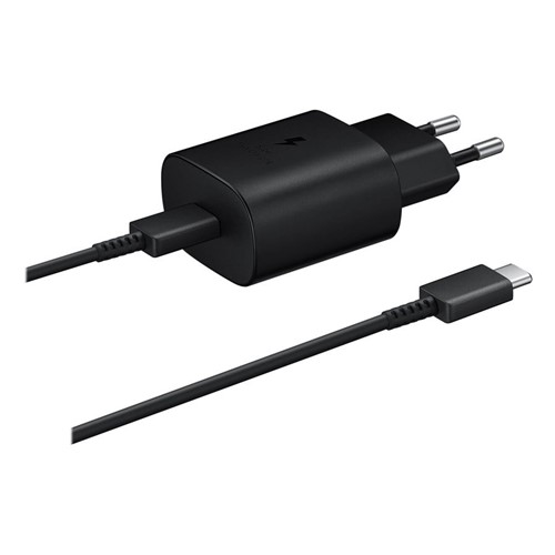 Samsung 25W PD Adapter USB-C to USB-C w/cable Black