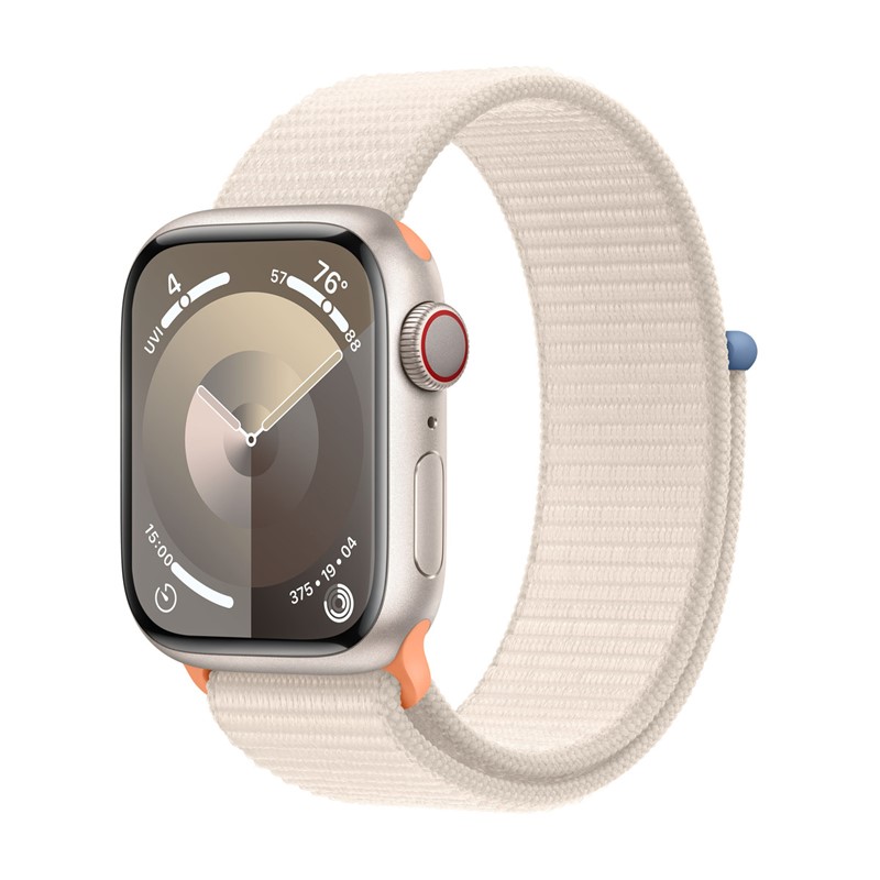 Apple Watch Series 9 GPS + Cellular 41 MM Starlight Aluminium Starlight Sport Loop