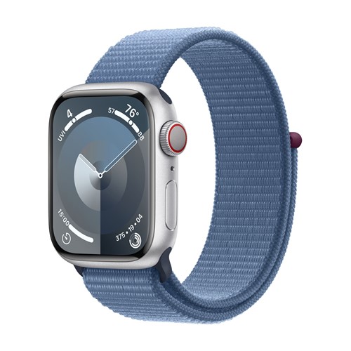 Apple Watch Series 9 GPS + Cellular 41 MM Aluminium Winter Blue Sport Loop