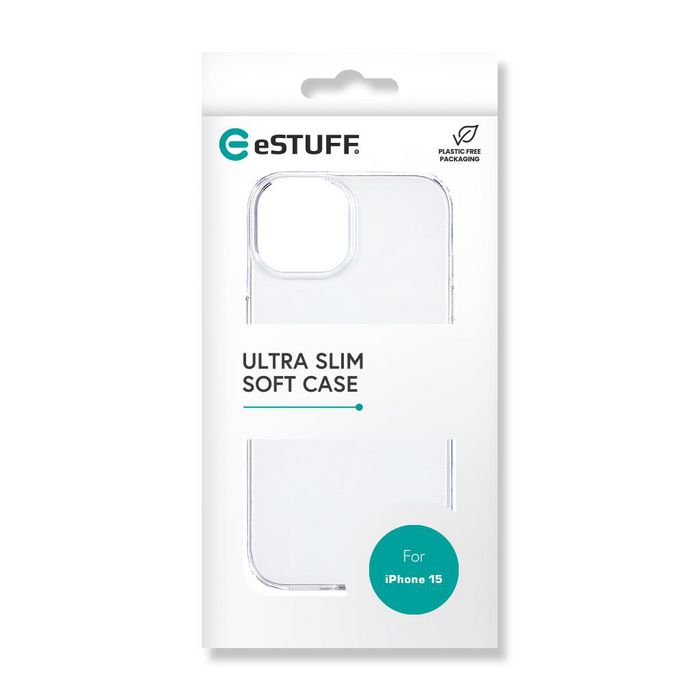 eSTUFF Transparent Cover iPhone 15