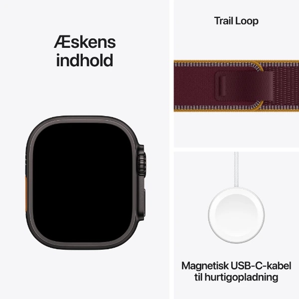 Apple Watch Ultra 4 GPS + Cellular 49 mm sort titanium, bordeaux Trail Loop - S-M - 7.jpg